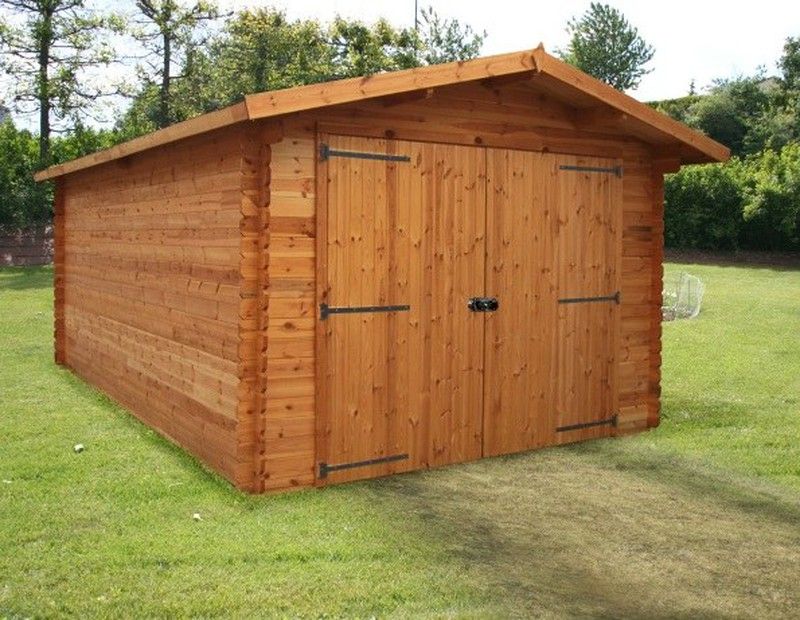 Casitas y garajes de madera