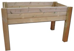 Mesa de cultivo - 122x55x80 cm - madera tratada