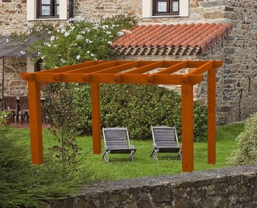 Pérgola CLASSIC de madera tratada