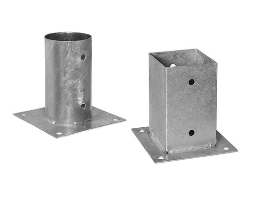 Bases planas metálicas - Soportes de anclaje