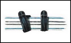 Aislador de conductores - IRUVIS HPX - para postes de madera