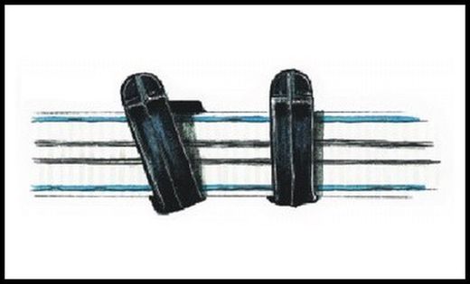 Aislador separador de conductores - IRULON - para poste de madera
