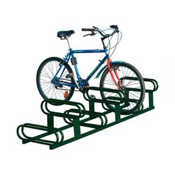 Aparcabicis a diferentes alturas de 6 plazas