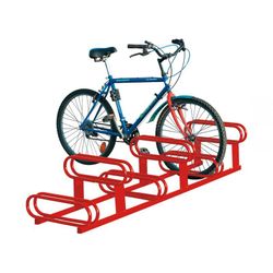 Aparcabicis a diferentes alturas de 6 plazas
