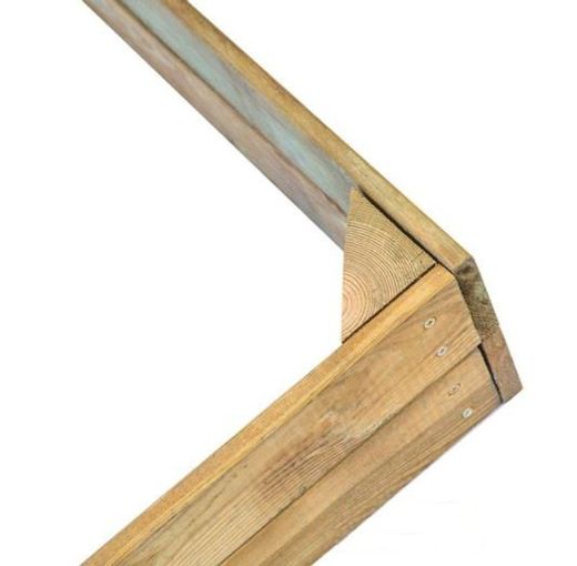 Arenero de madera con cubierta superior