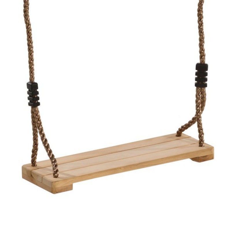 Asiento de madera dura para columpio — Ludogarden Equipamos tu Jardín