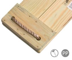 Asiento de pino tratado para columpio