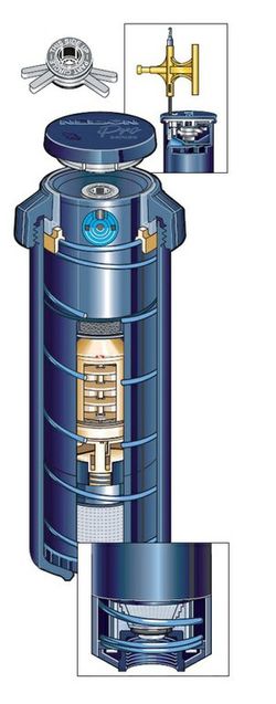 Aspersor profesional de turbina - Largo alcance 6 a 12m