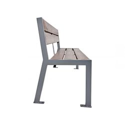 Banco de plástico Silaos sin apoyabrazos