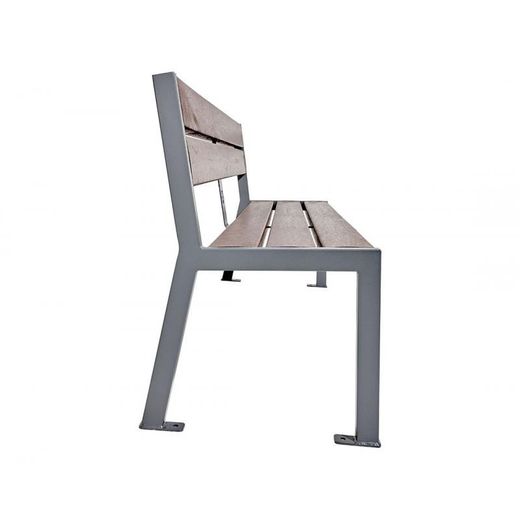 Banco de plástico Silaos sin apoyabrazos