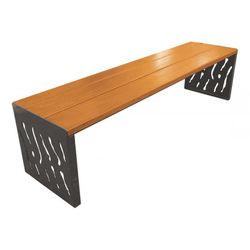 Banqueta de madera Venecia