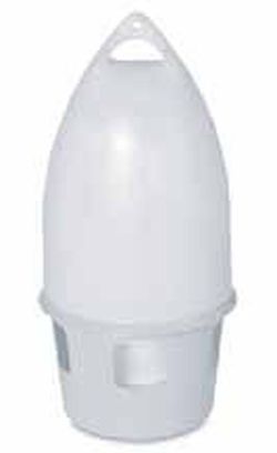 Bebedero blanco para palomas