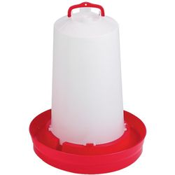 Bebedero de plástico para pollitos (1ª Edad)