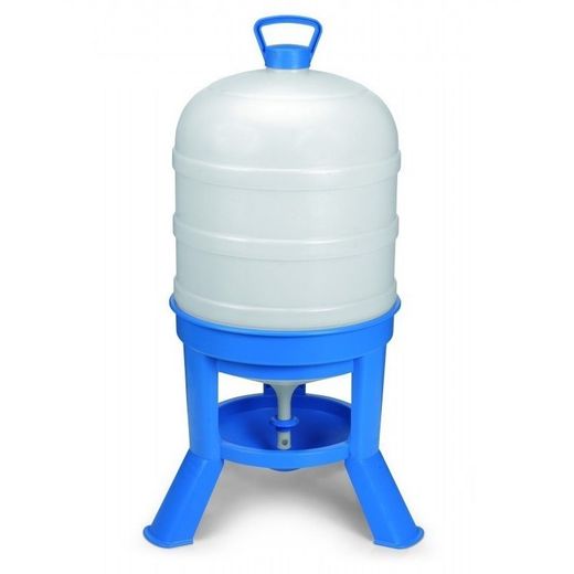 Bebedero de plastico con patas para gallinas