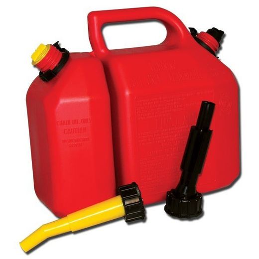 Bidon doble - Gasolina 6L & Aceite 2.5L