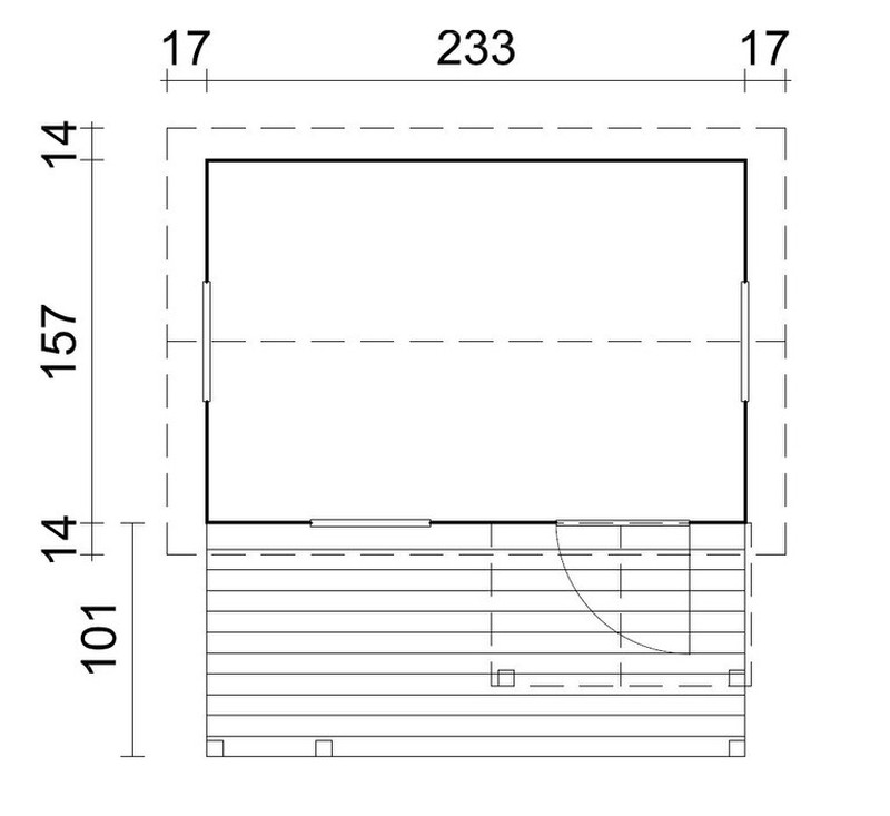 Casita infantil de madera Otto para juego de niños 3.6 m²