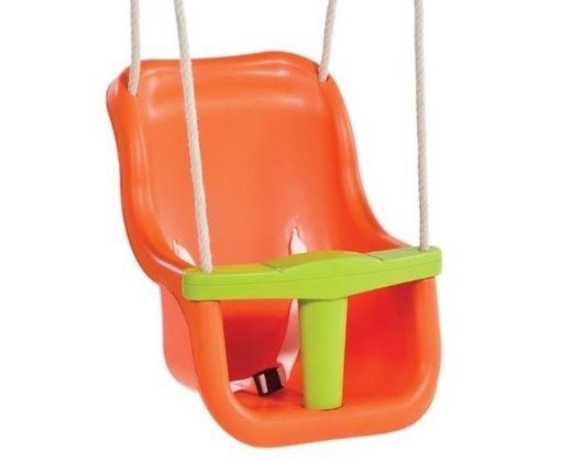 Columpio 2 plazas y escalada con postes redondos de madera tratada