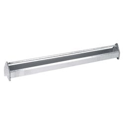 Comedero doble de metal para gallinas