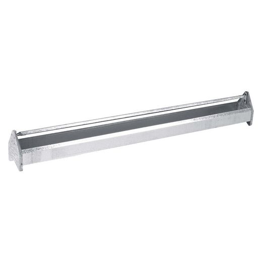 Comedero doble de metal para gallinas