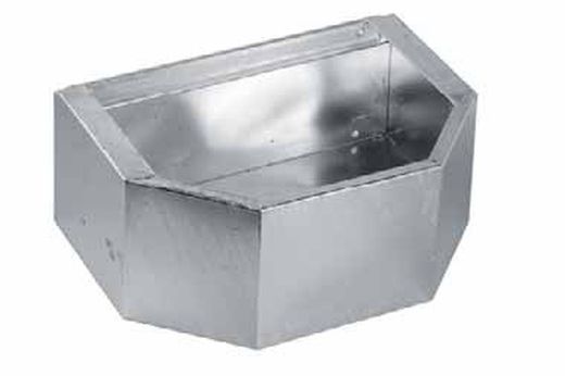 Comedero Frontal de chapa galvanizada para caballos