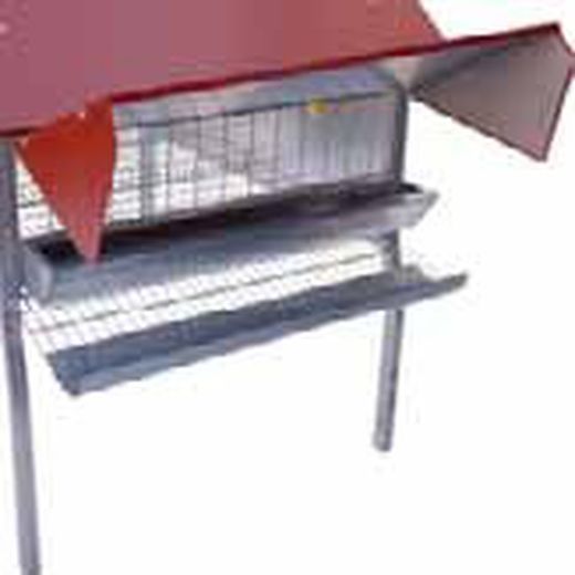 Eco-ponedero completo para 8 gallinas