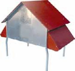 Eco-ponedero completo para 8 gallinas