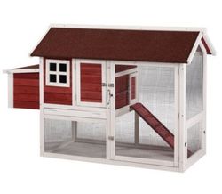 Gallinero decorativo de madera para 6 gallinas - Budapest