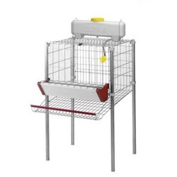 Jaula batería Deluxe de 1 departamento para gallina ponedora