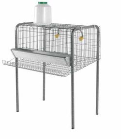 Jaula batería Estandar de 2 departamentos para gallinas ponedoras