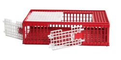 Jaula transporte plástico para aves