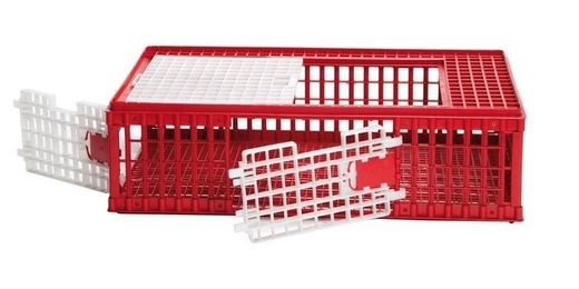 Jaula transporte plástico para aves