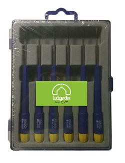 Juego de 6 destornilladores de precisión para electronica