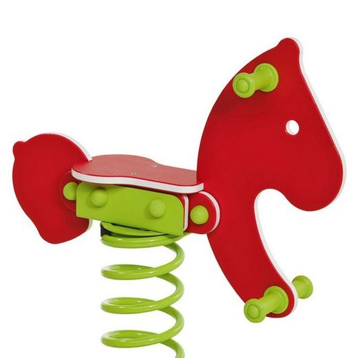 Juego de muelle Caballo Rojo