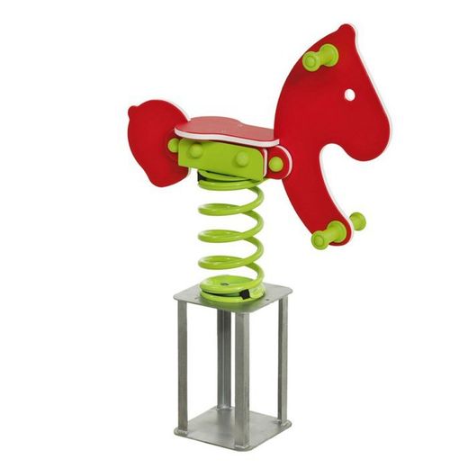 Juego de muelle Caballo Rojo
