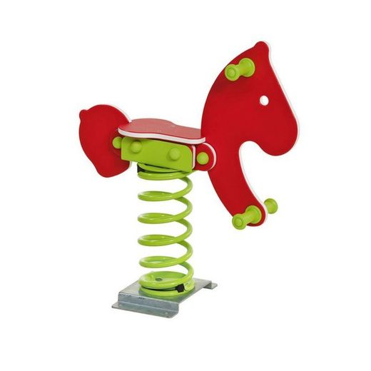 Juego de muelle Caballo Rojo