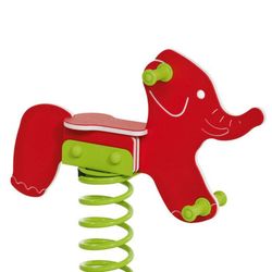 Juego de muelle Elefante Rojo