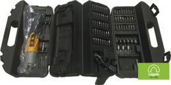 Kit atornillador eléctrico - Batería 4.8V + 80 accesorios + maletín