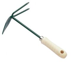 Lanza y horquilla de acero - 2 púas - Azada profesional