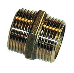 Machón de laton de 1/2" - 1/2" M-M