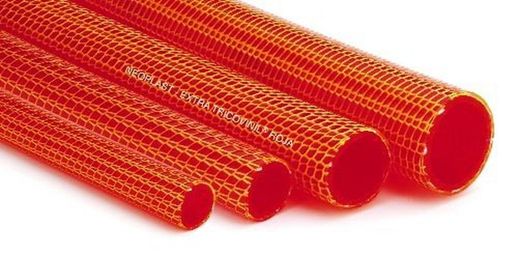 Manguera de 15m ø5/8" - EXTRA TRICOVINIL - Rojo transparente
