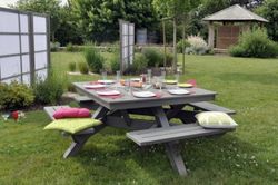 Mesa de picnic - CARRA - Adaptado para 8 personas