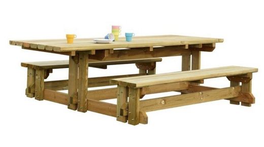 Mesa de picnic - FORESTAL - Adaptada a personas con movilidad reducida