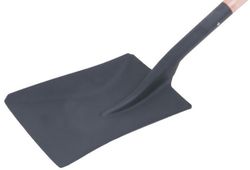 Pala de acero 24 cm - Forma cuadrada - Mango con anilla