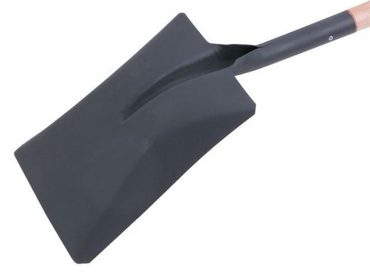 Pala de acero 24 cm - Forma cuadrada - Mango con anilla