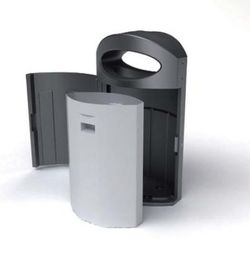 Papelera de polietileno Ibiza Plast P-23I