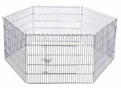 Parque hexagonal para perros