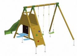 Parque multi juego con Rampa Academy