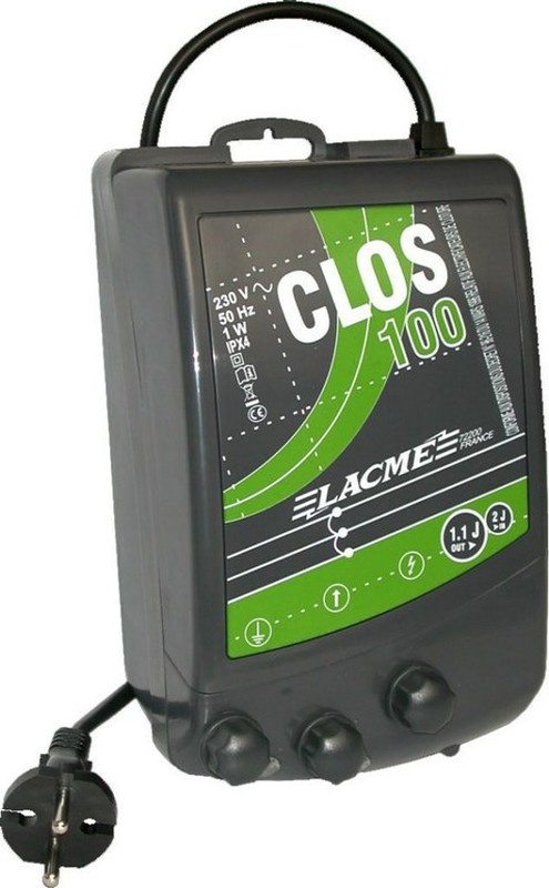 Pastor eléctrico de red - CLOS 100 - Potencia / shock 1000 mj