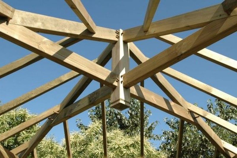 Pérgola CENADOR 4 x 4 (18.32 m²) — Ludogarden Equipamos tu Jardín