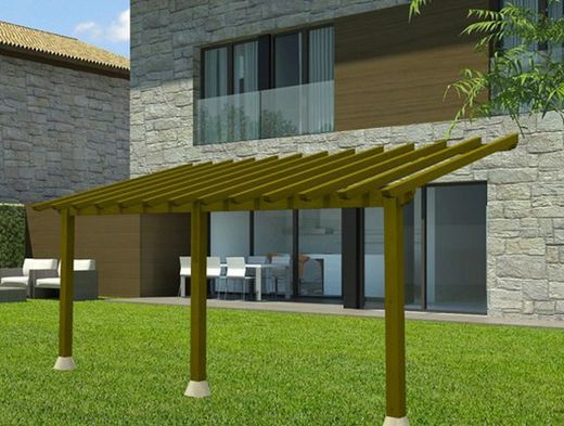 Pérgola NOVO de madera tratada